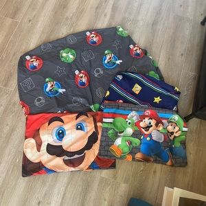 Mario kids full sheet set
